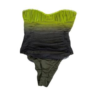 Zara NWOT Tulle Strapless Bodysuit‎